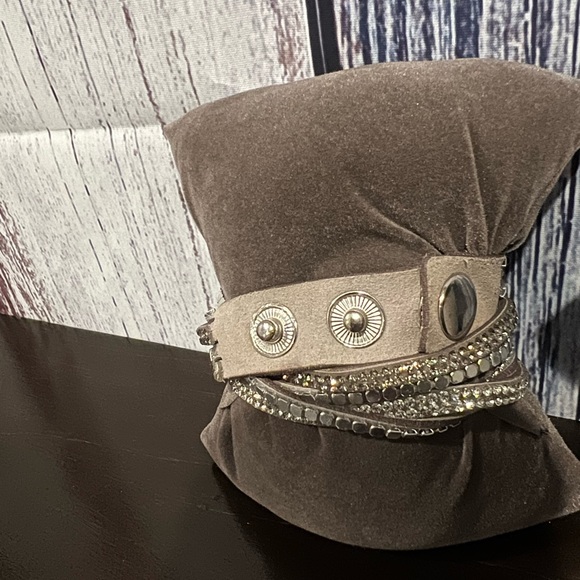 Rockstar Attitude Silver Wrap Bracelet - Picture 6 of 9